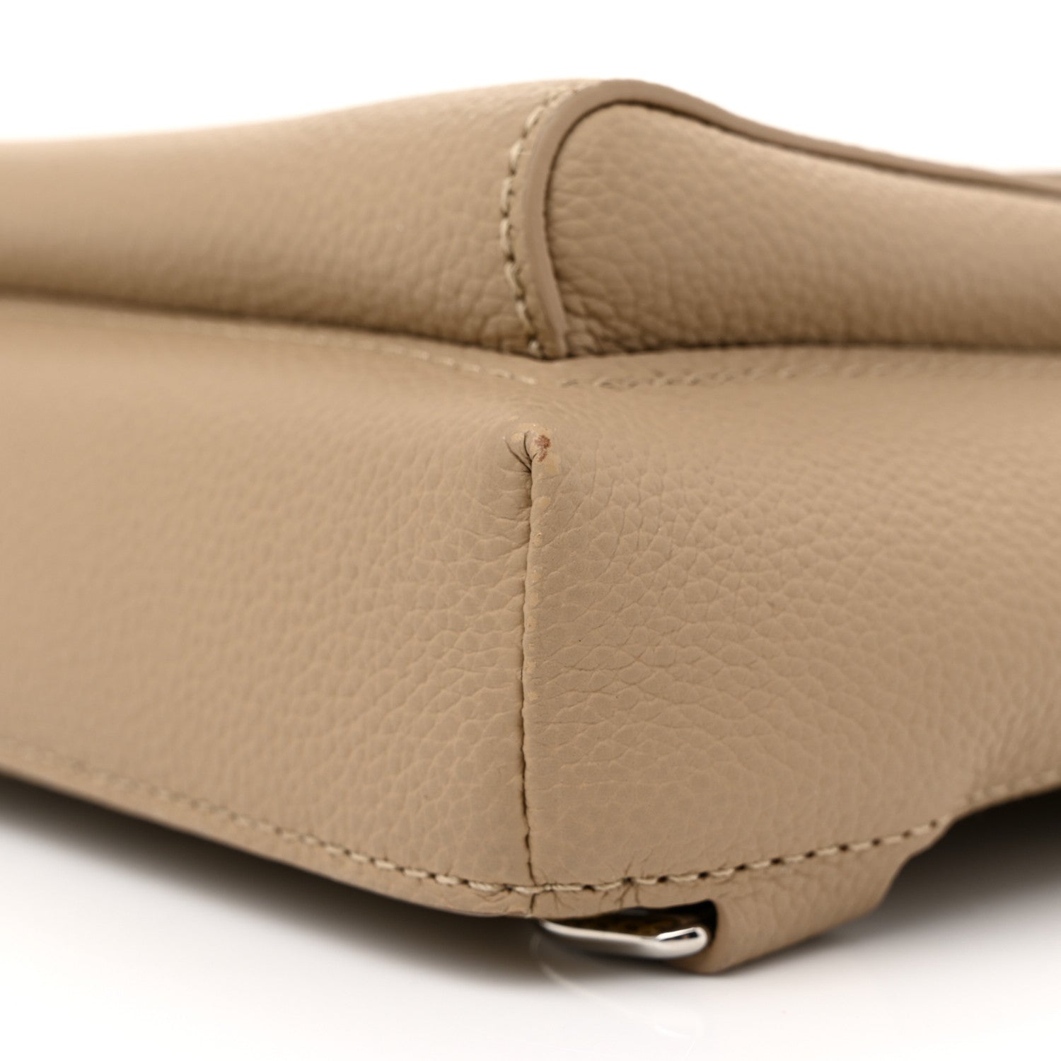 Louis Vuitton Grained Cowhide Aerogram Pilot Slingbag Sable Beige 8 of 8