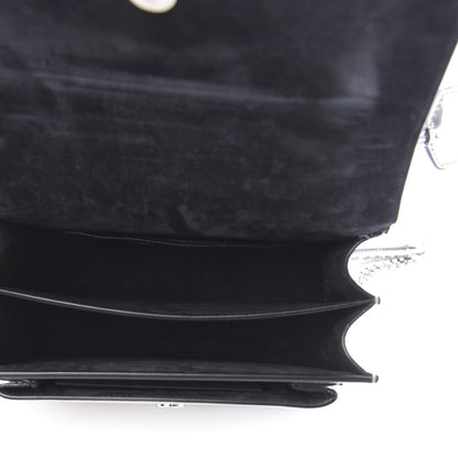 Saint Laurent Metallic Calfskin Small Monogram Sunset Silver 4 of 10