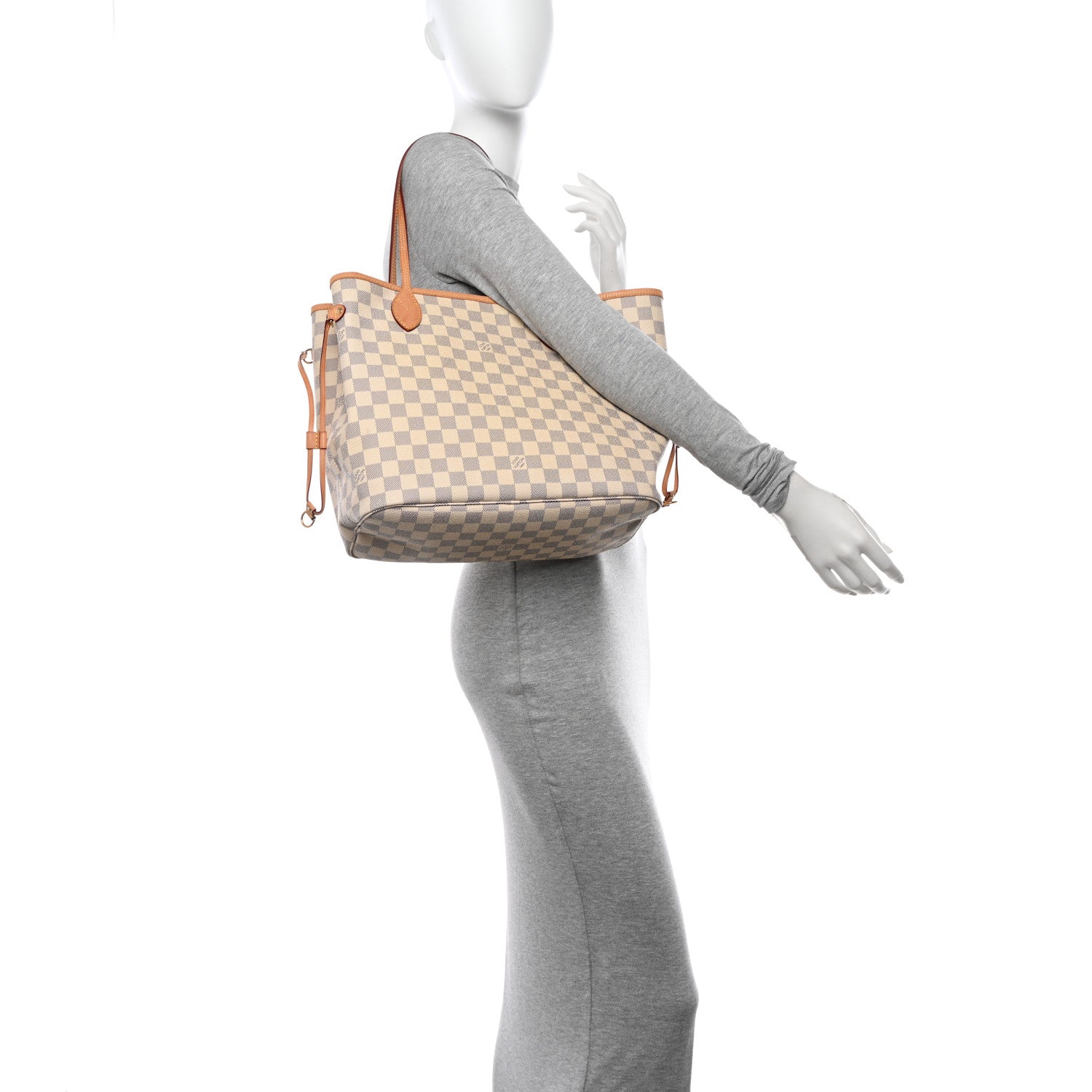 Louis Vuitton Damier Azur Neo Neverfull MM 2 of 14