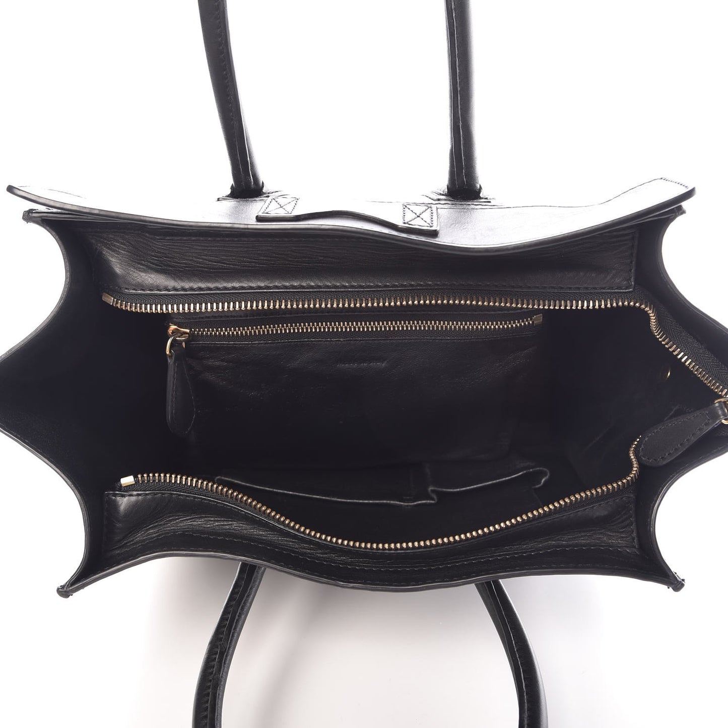 Smooth Calfskin Mini Luggage Black