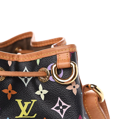 Louis Vuitton Monogram Multicolor Petit Noe Black 8 of 14