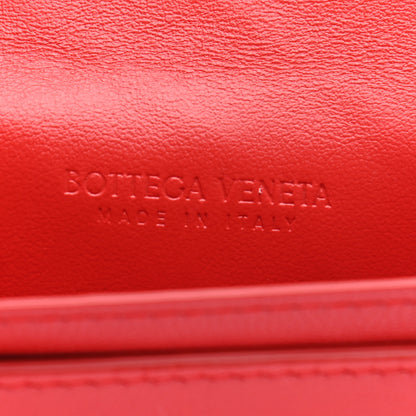 Bottega Veneta Nappa Intrecciato Card Holder Red 6 of 6