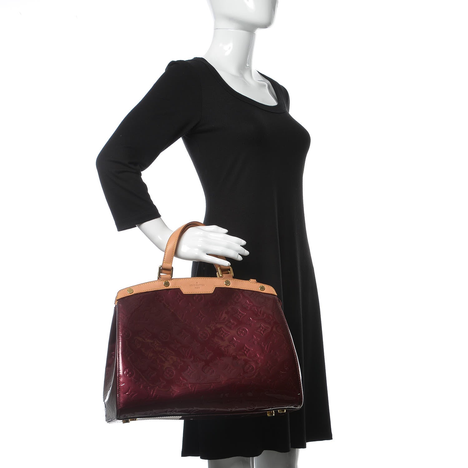 Louis Vuitton Vernis Brea GM Rouge Fauviste 2 of 35