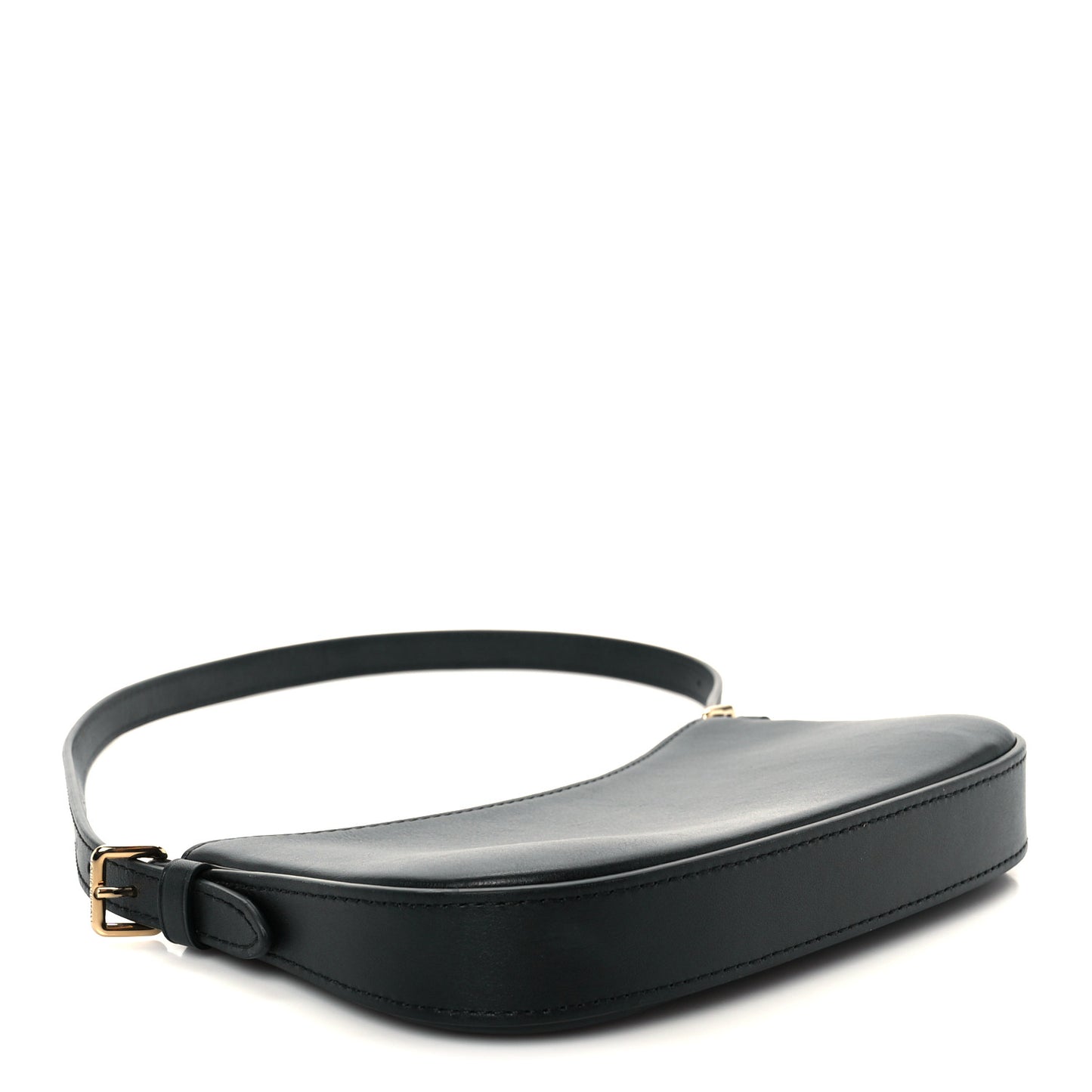 Calfskin LV Bloom Pochette  Black