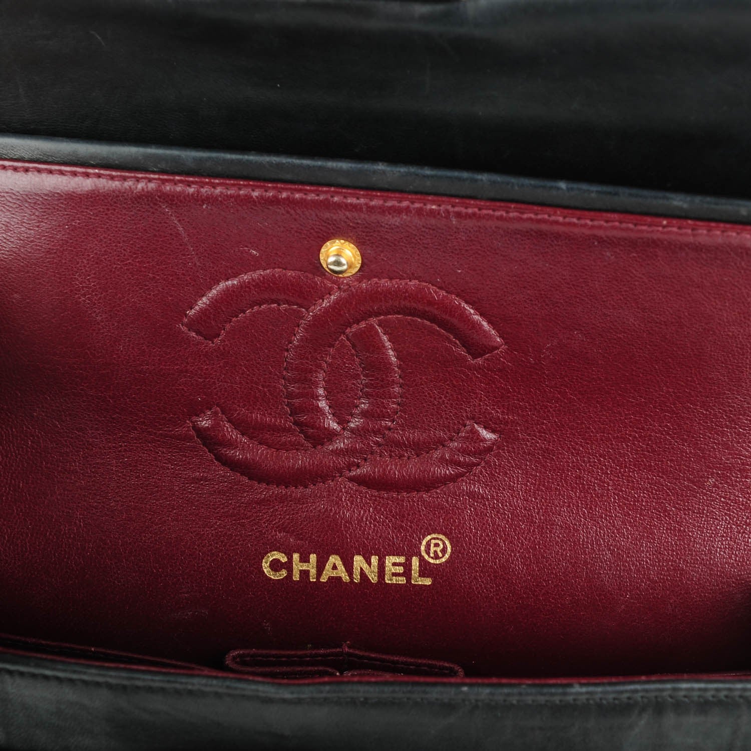 Chanel Lambskin Quilted Small Double Flap Black 6 of 10