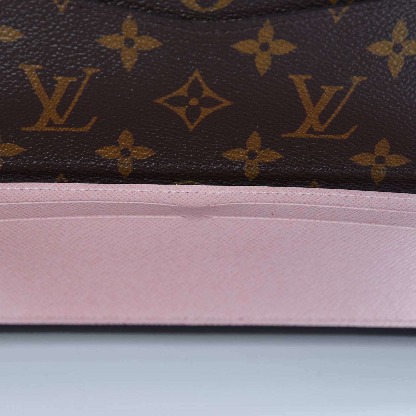 Monogram Josephine Wallet Rose Ballerine
