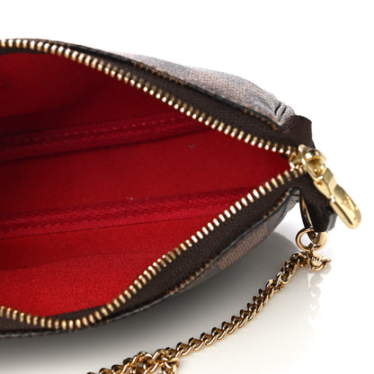 Louis Vuitton Damier Ebene Mini Pochette Accessories 5 of 13