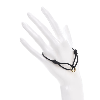 Cartier 18K Pink Yellow White Gold Trinity Adjustable Cord Bracelet Black 2 of 4