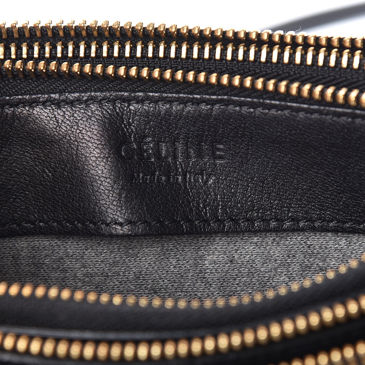 Lambskin Small Trio Crossbody Bag Black