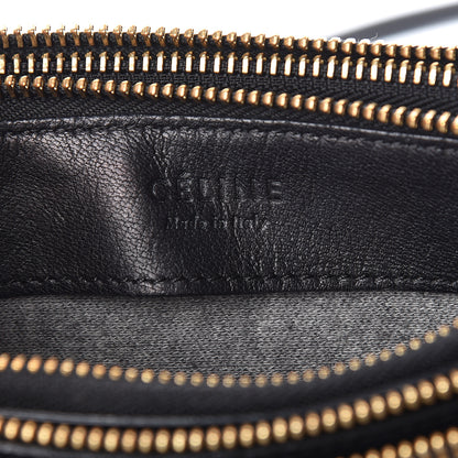 Celine Lambskin Small Trio Crossbody Bag Black 9 of 18