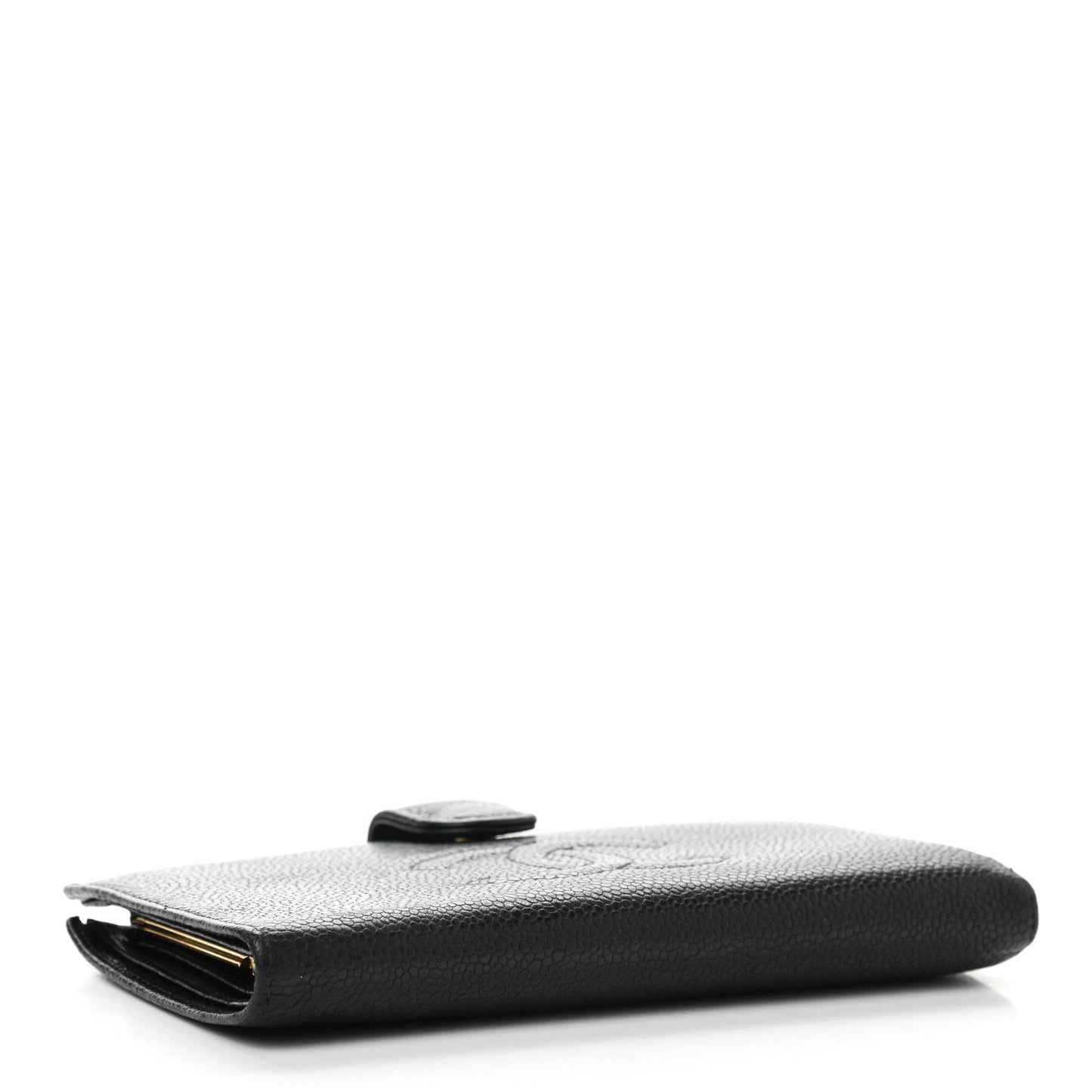 Caviar Timeless CC French Wallet Black