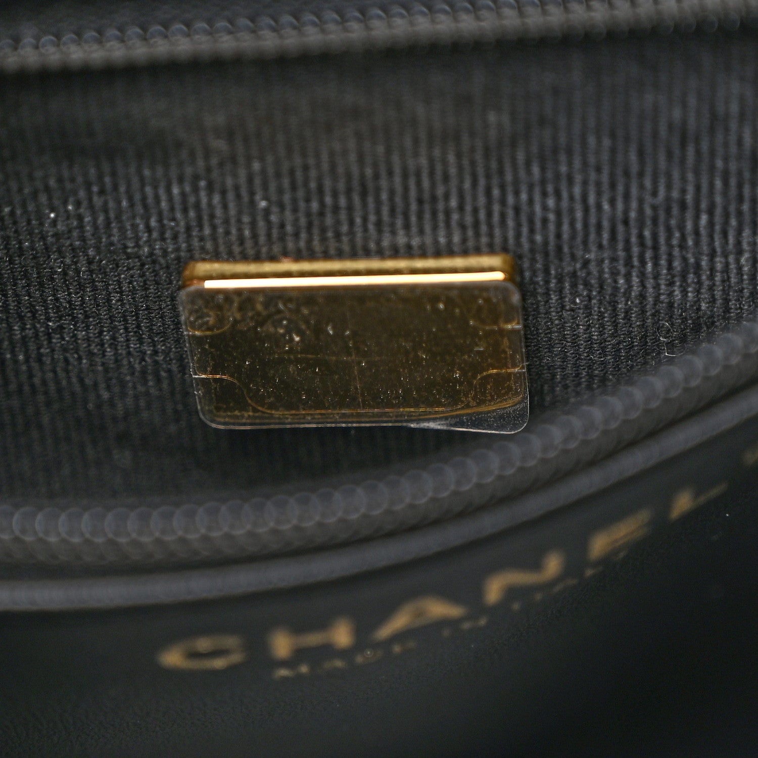 Chanel Shiny Aged Calfskin Quilted Nano Kelly Shopper Black 7 of 11