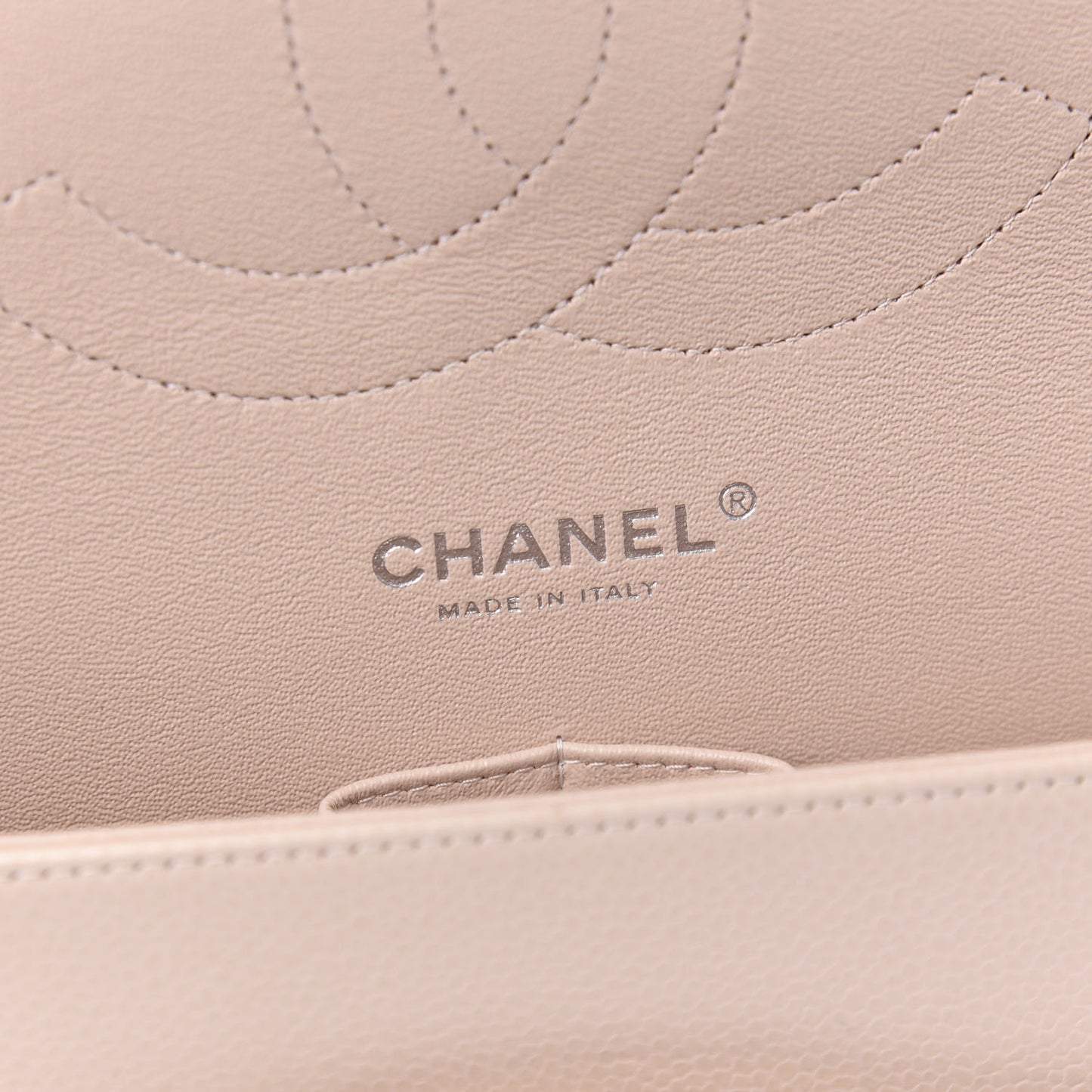 Caviar Quilted Jumbo Double Flap Light Pink