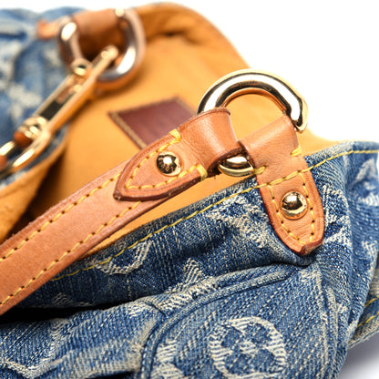Louis Vuitton Monogram Denim Mini Pleaty Blue 19 of 20