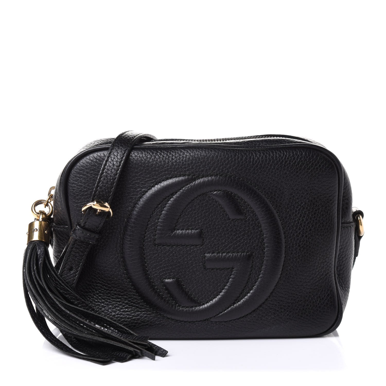 Gucci Pebbled Calfskin Small Soho Disco Bag Black 1 of 6