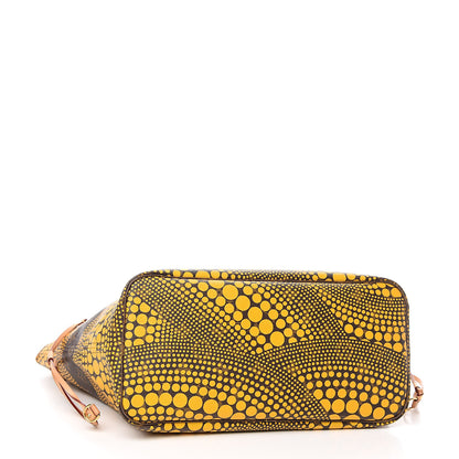 Louis Vuitton Monogram Kusama Waves Neverfull MM Yellow 4 of 14
