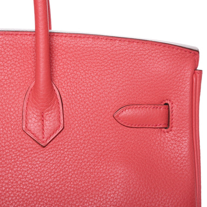 Hermes Taurillon Clemence Birkin 35 Bougainvillea 22 of 24