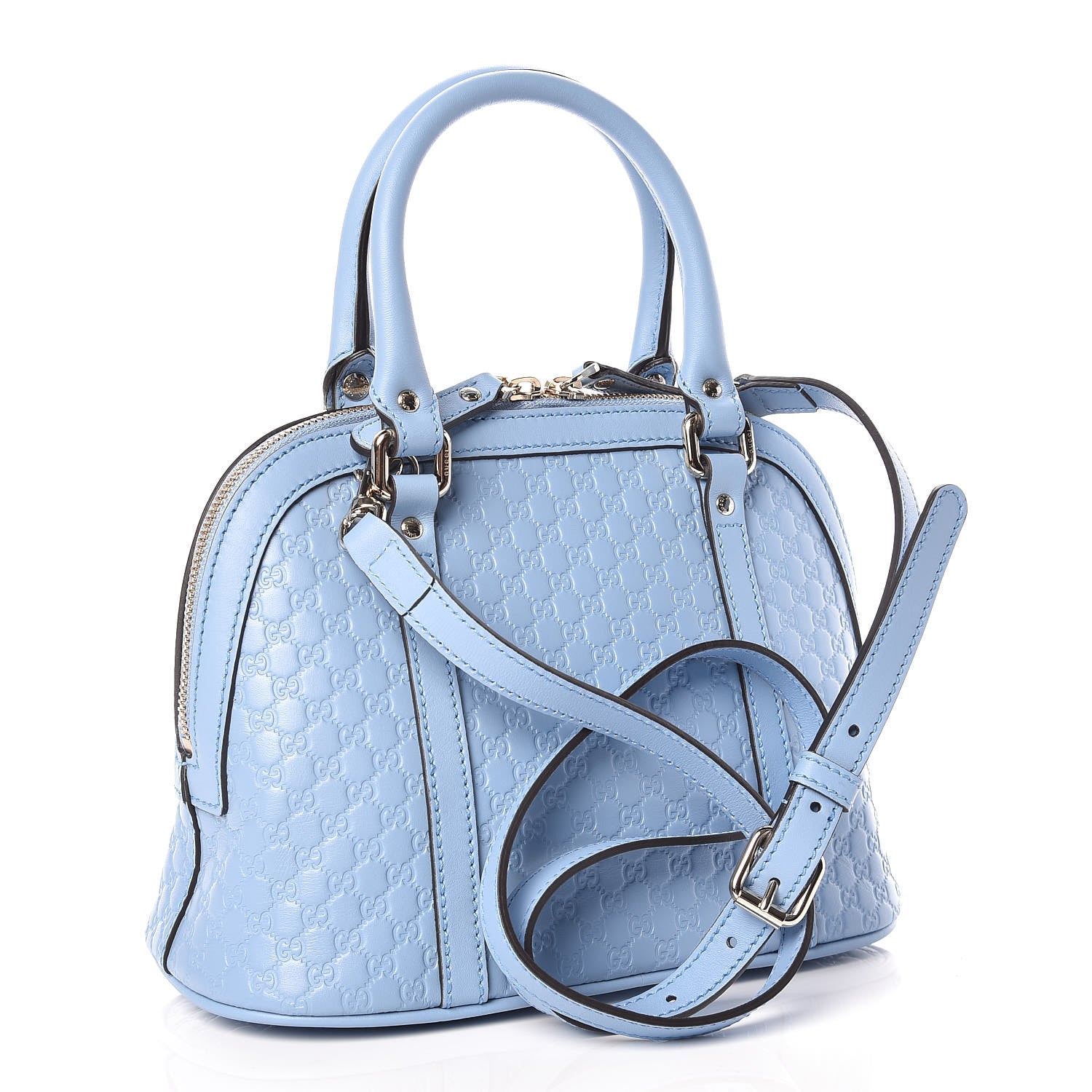Gucci Microguccissima Mini Dome Bag Mineral Blue 4 of 12