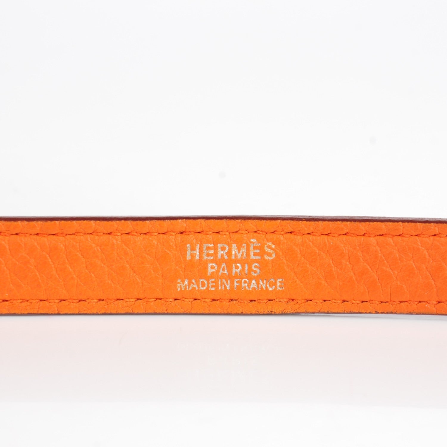Hermes Taurillon Clemence Kelly Retourne 35 Orange 18 of 22