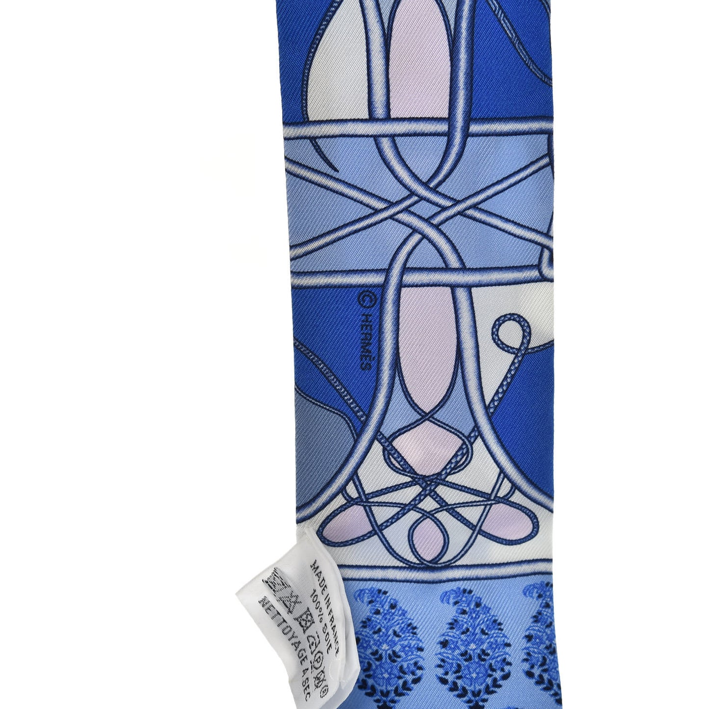 Silk Coup De Fouet Au Bloc Twilly Bleu Blanc Rose