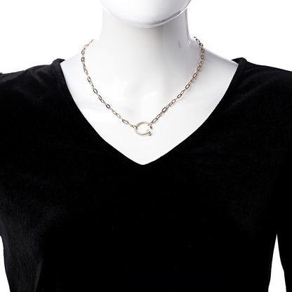 Cartier 18K Pink Gold Diamond Juste Un Clou Chain Necklace 2 of 6