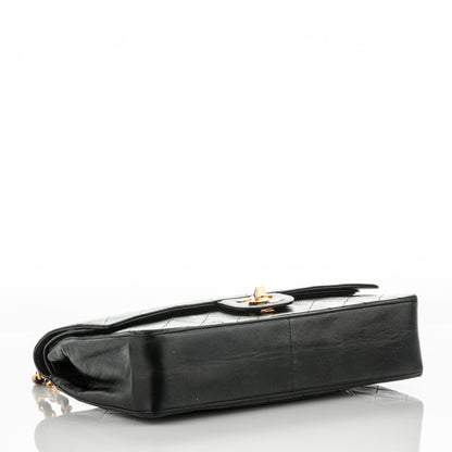 Chanel Lambskin Quilted Medium Double Flap Black 4 of 8