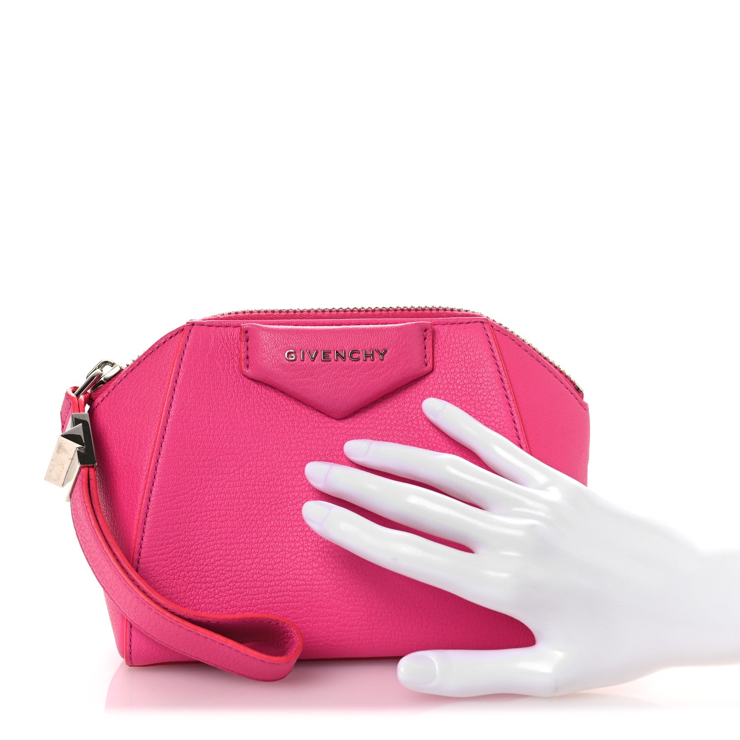 Givenchy Sugar Goatskin Small Antigona Wristlet Pink 2 of 11