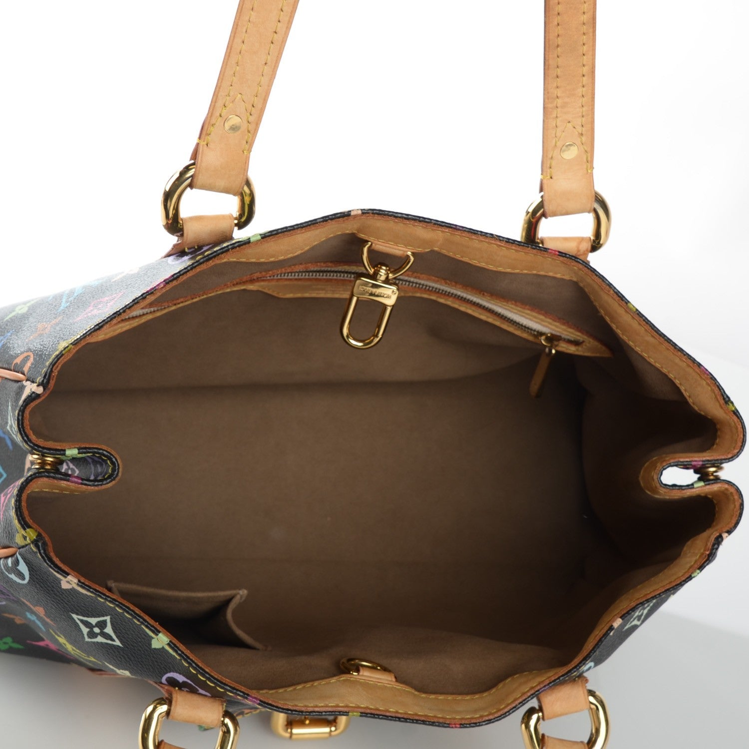 Louis Vuitton Monogram Multicolor Aurelia MM Black 8 of 12