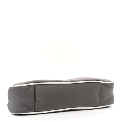 Saint Laurent Econyl Nylon Le 5 A 7 Hobo Grey 4 of 12