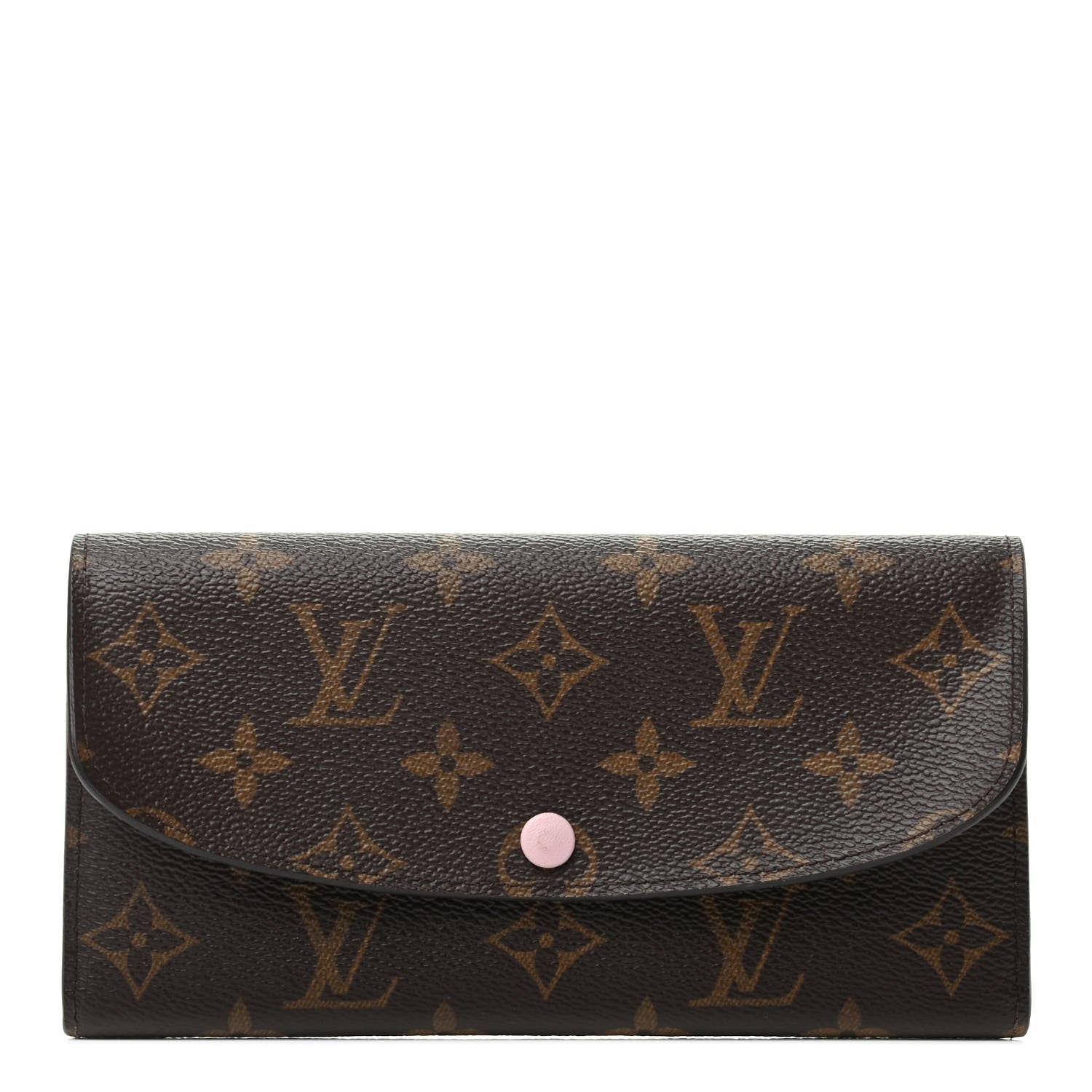 Louis Vuitton Monogram Emilie Wallet Rose Ballerine 1 of 10