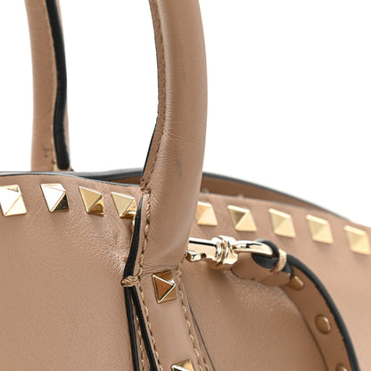 Valentino Garavani Vitello Rockstud Dome Shopper Alpaca 15 of 15
