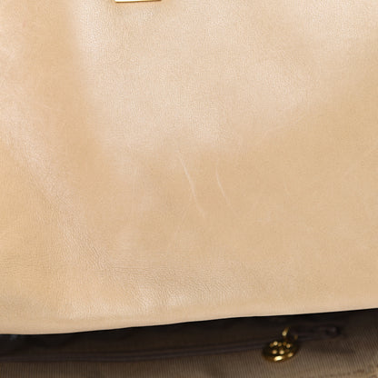 Chanel Lambskin Quilted Flap Shoulder Bag Beige 12 of 14