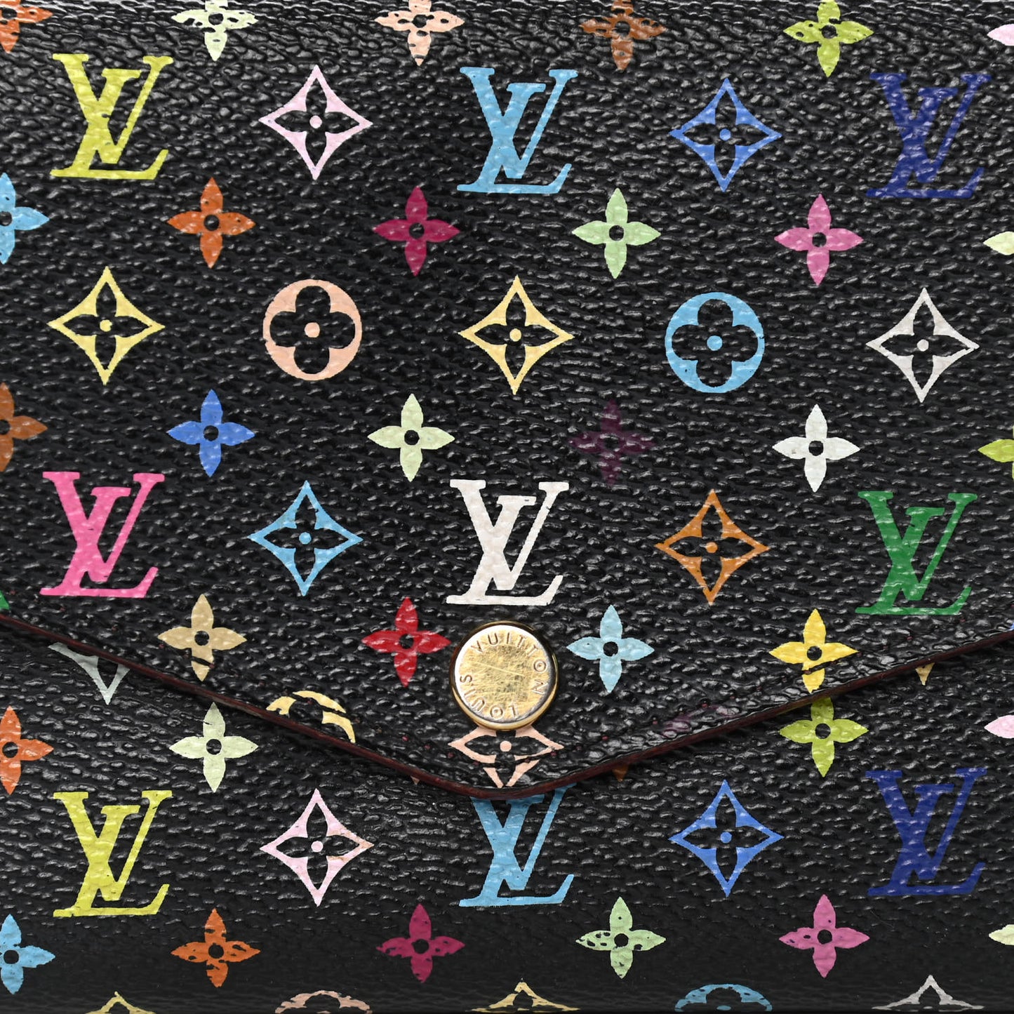Monogram Multicolor Sarah Wallet NM Black Grenade