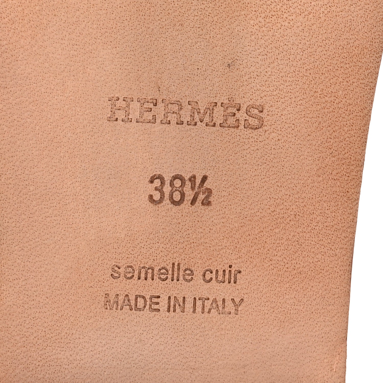 Hermes Box Calfskin Oran Sandals 38.5 Rouge Tomette 7 of 10