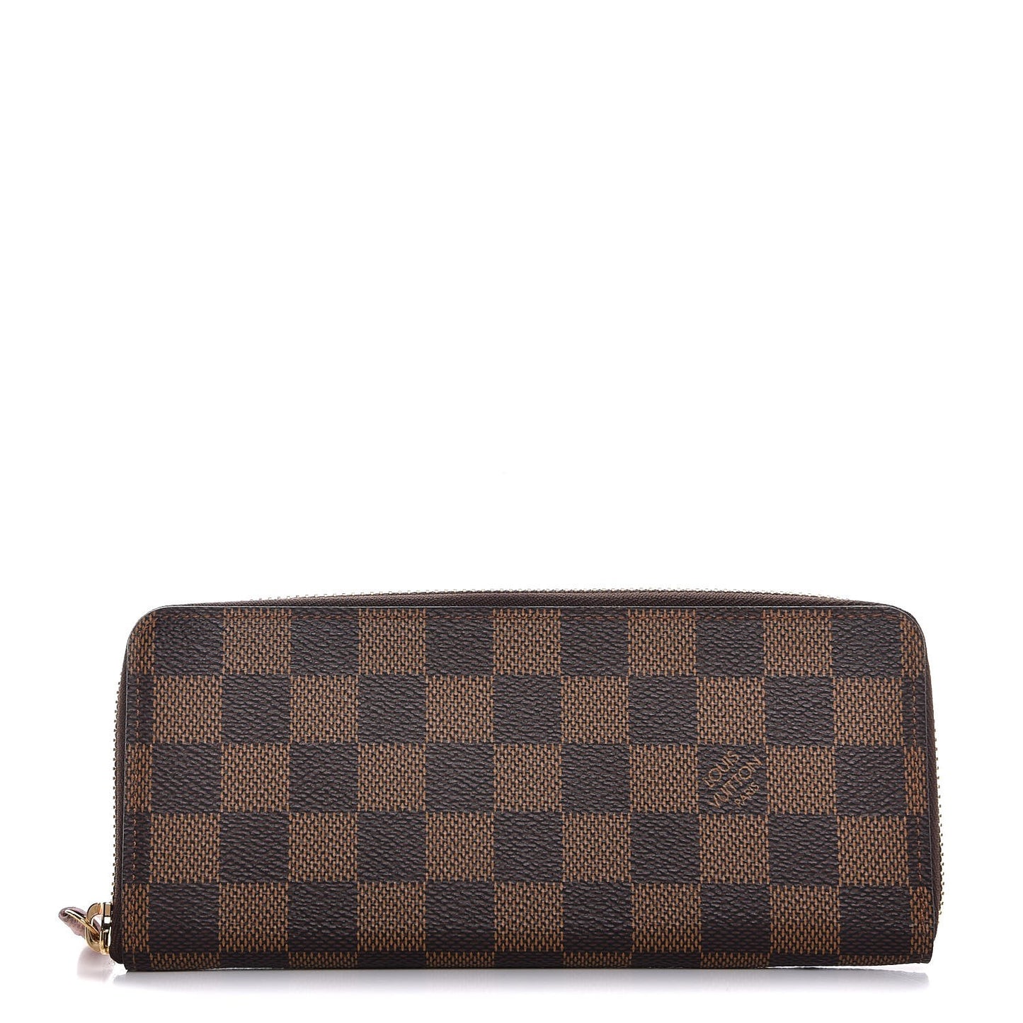 Damier Ebene Clemence Wallet Rose Ballerine