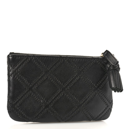 Chanel Lambskin Stitched Small Cosmetic Case Black 3 of 9