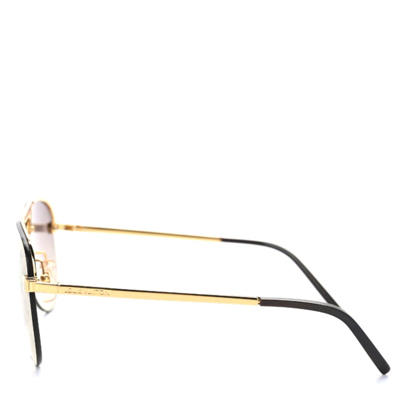 Metal Clockwise Sunglasses Z1020W Gold