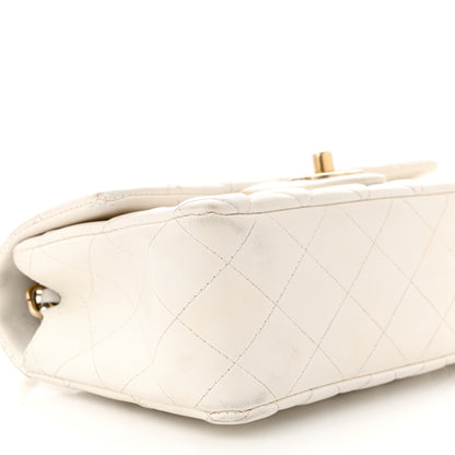 Chanel Lambskin Quilted Mini Rectangular Flap White 9 of 11