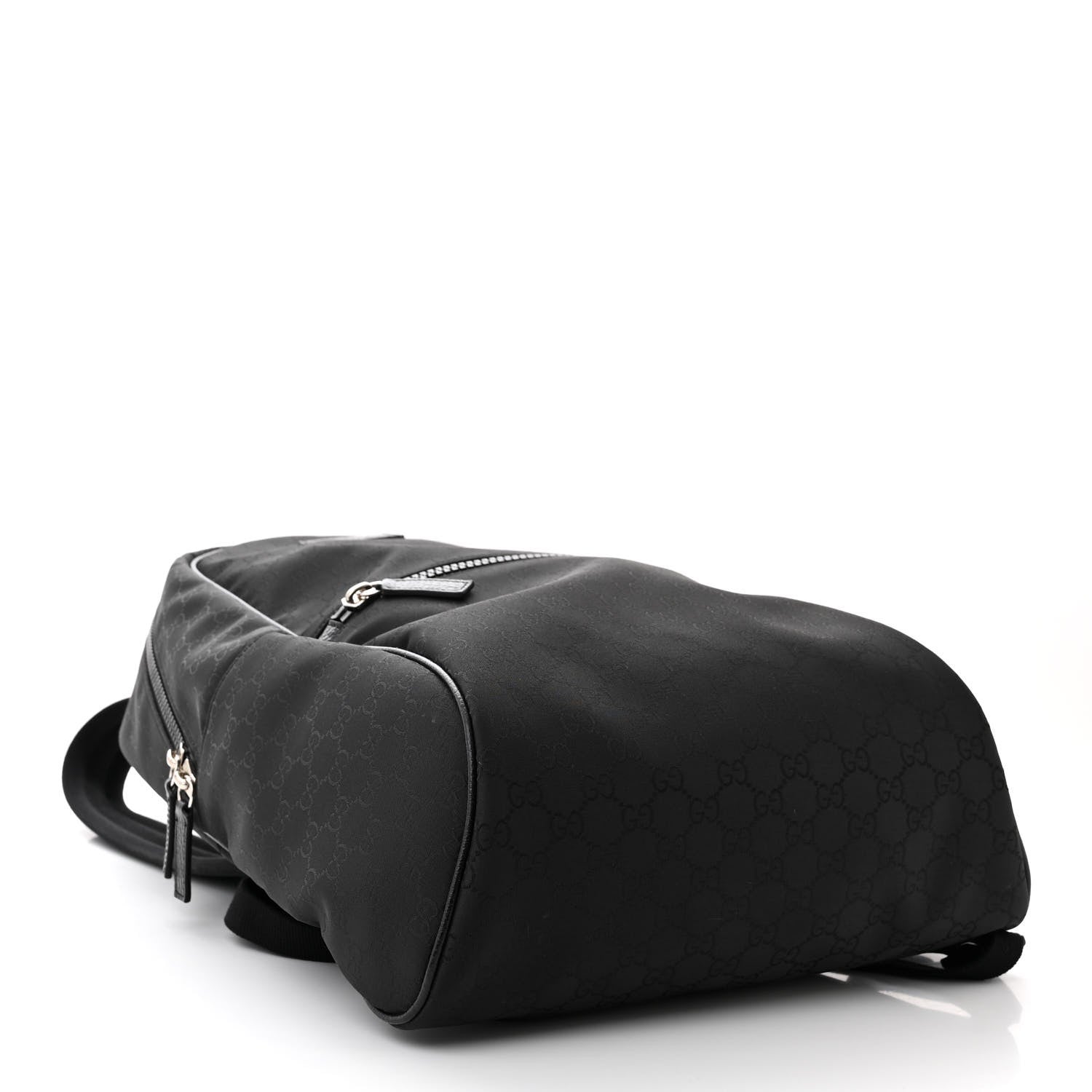 Gucci Nylon Monogram Slim Backpack Black 4 of 12