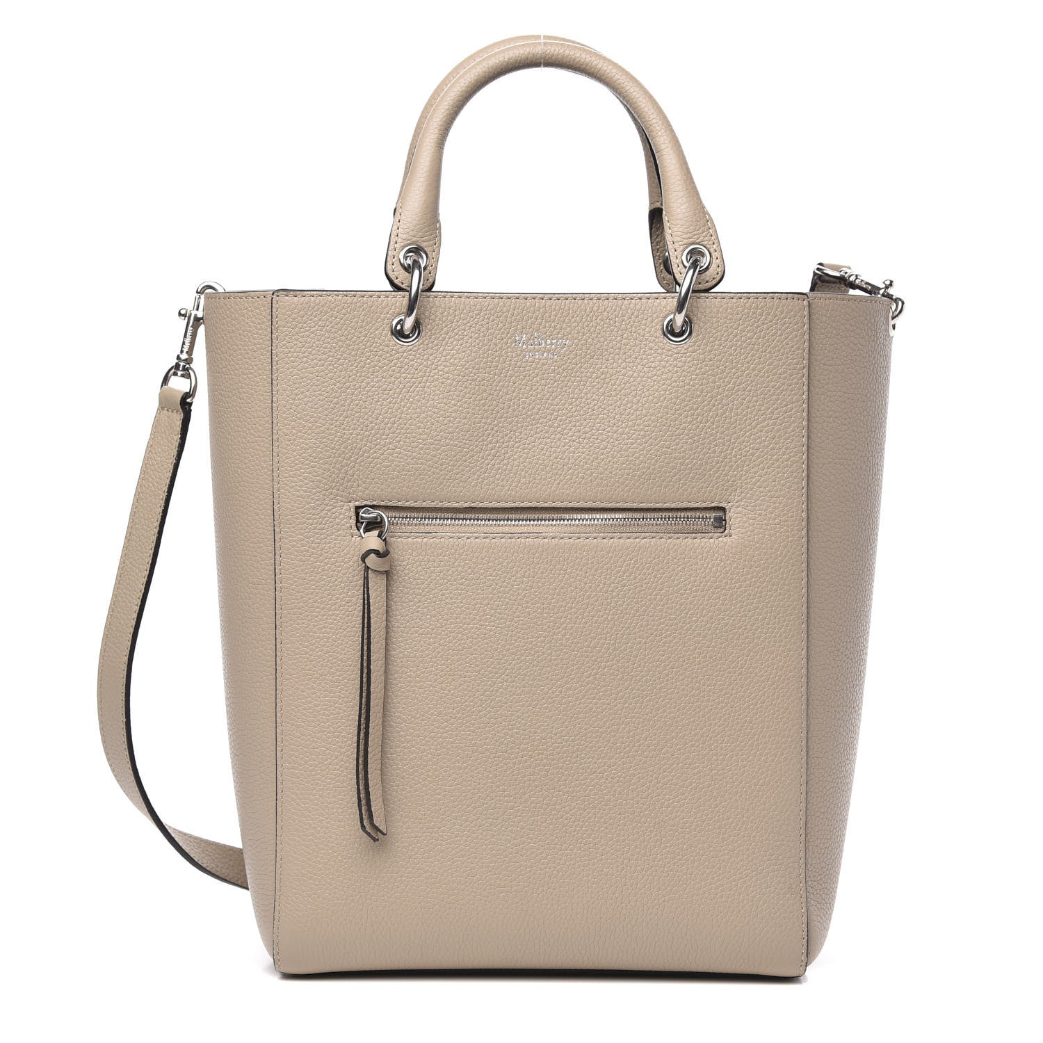 Mulberry Classic Grain Small Maple Tote Solid Grey 1 of 10