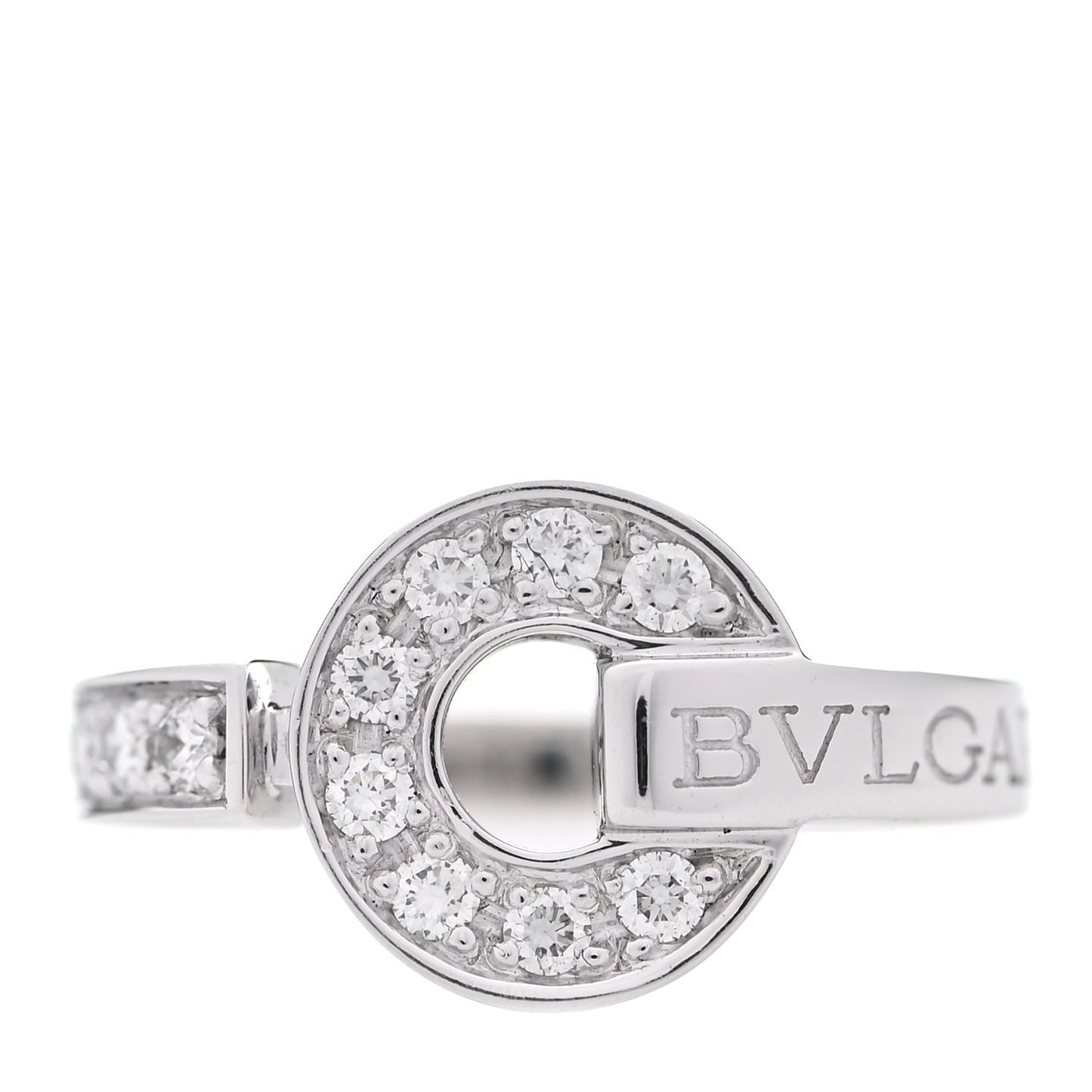 18K White Gold Diamond Bvlgari Bvlgari Ring 47 4