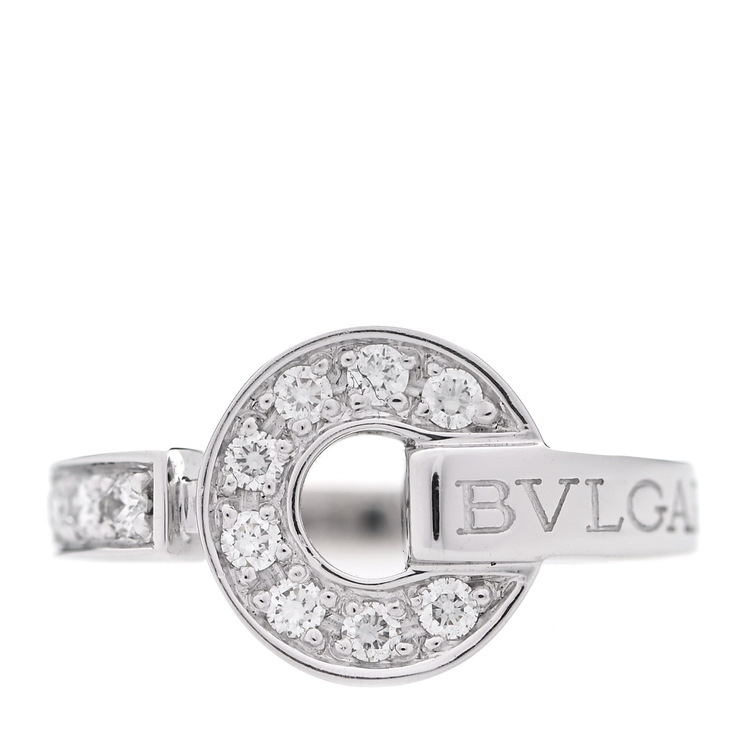 Bulgari 18K White Gold Diamond Bvlgari Bvlgari Ring 47 4 1 of 5
