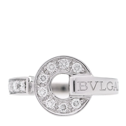 Bulgari 18K White Gold Diamond Bvlgari Bvlgari Ring 47 4 1 of 5