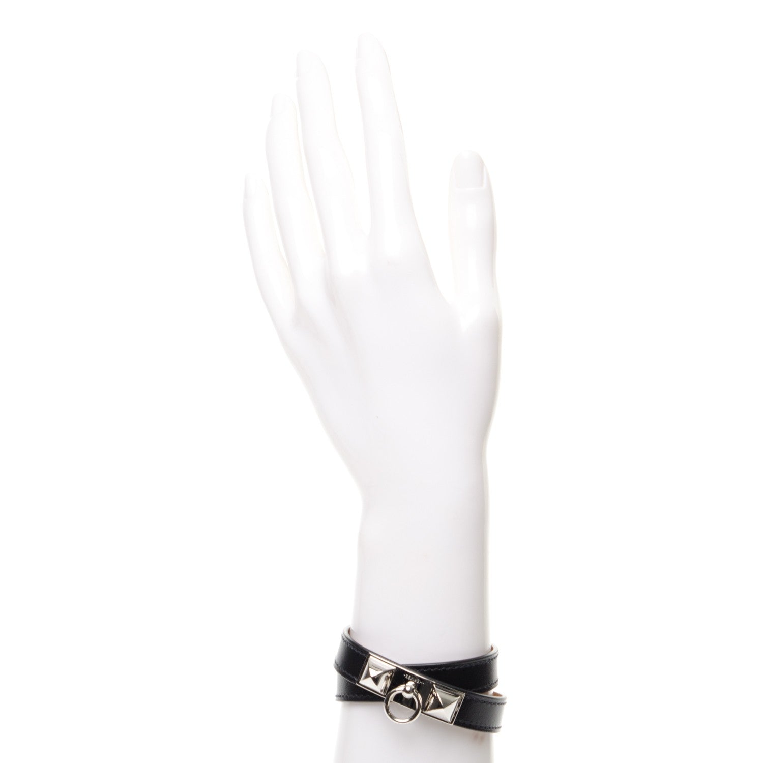 Hermes Box Rivale Double Tour Bracelet S Black 2 of 6