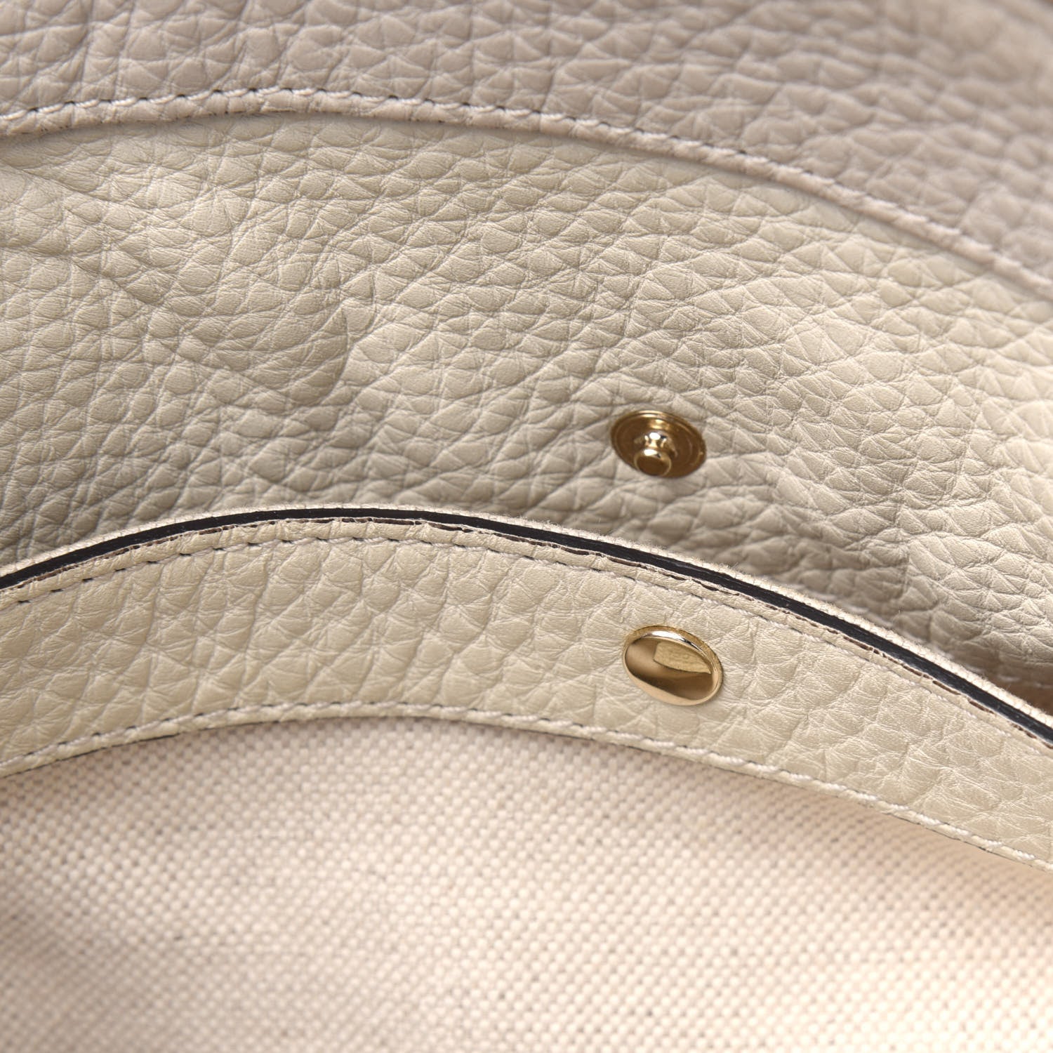 Gucci Calfskin Bamboo Medium Shopper Boston Mystic White 11 of 25