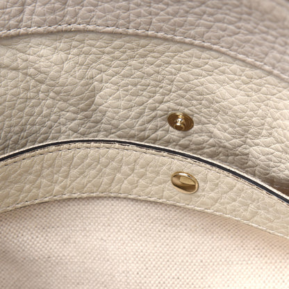 Gucci Calfskin Bamboo Medium Shopper Boston Mystic White 11 of 25