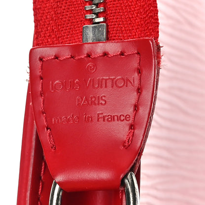 Louis Vuitton Epi Pochette Accessories 24 Castillan Red 7 of 9