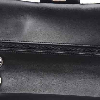 Chanel Lambskin Quilted Medium Double Flap Black 15 of 15