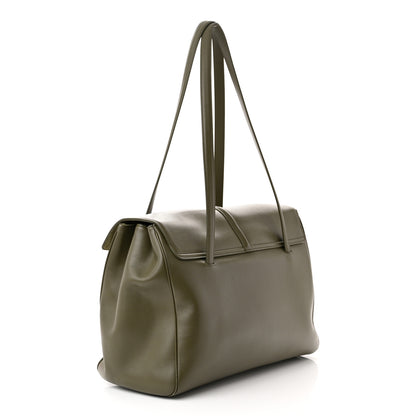 Celine Calfskin Large Soft 16 Bag Dark Olive 3 of 14
