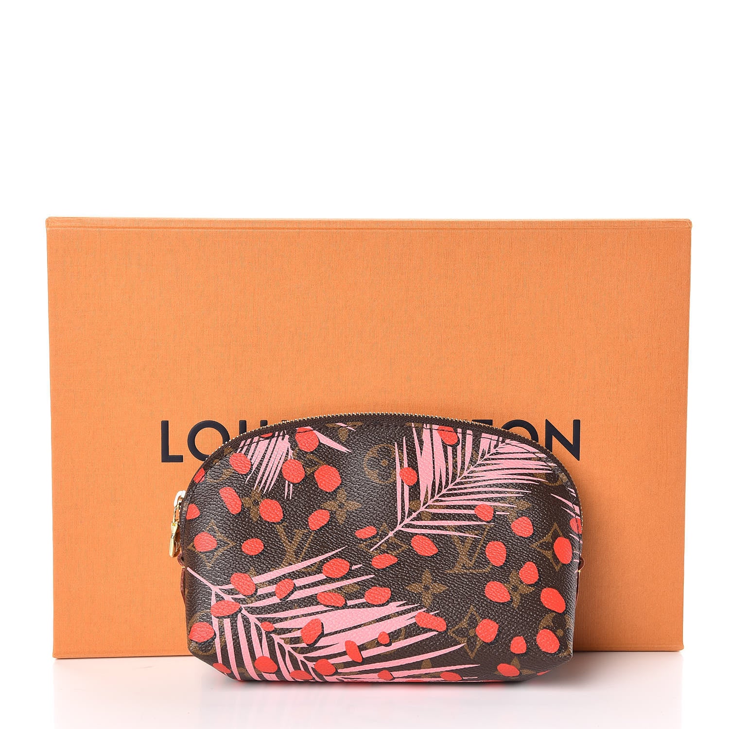 Louis Vuitton Monogram Jungle Dots Cosmetic Pouch Sugar Pink Poppy 9 of 9
